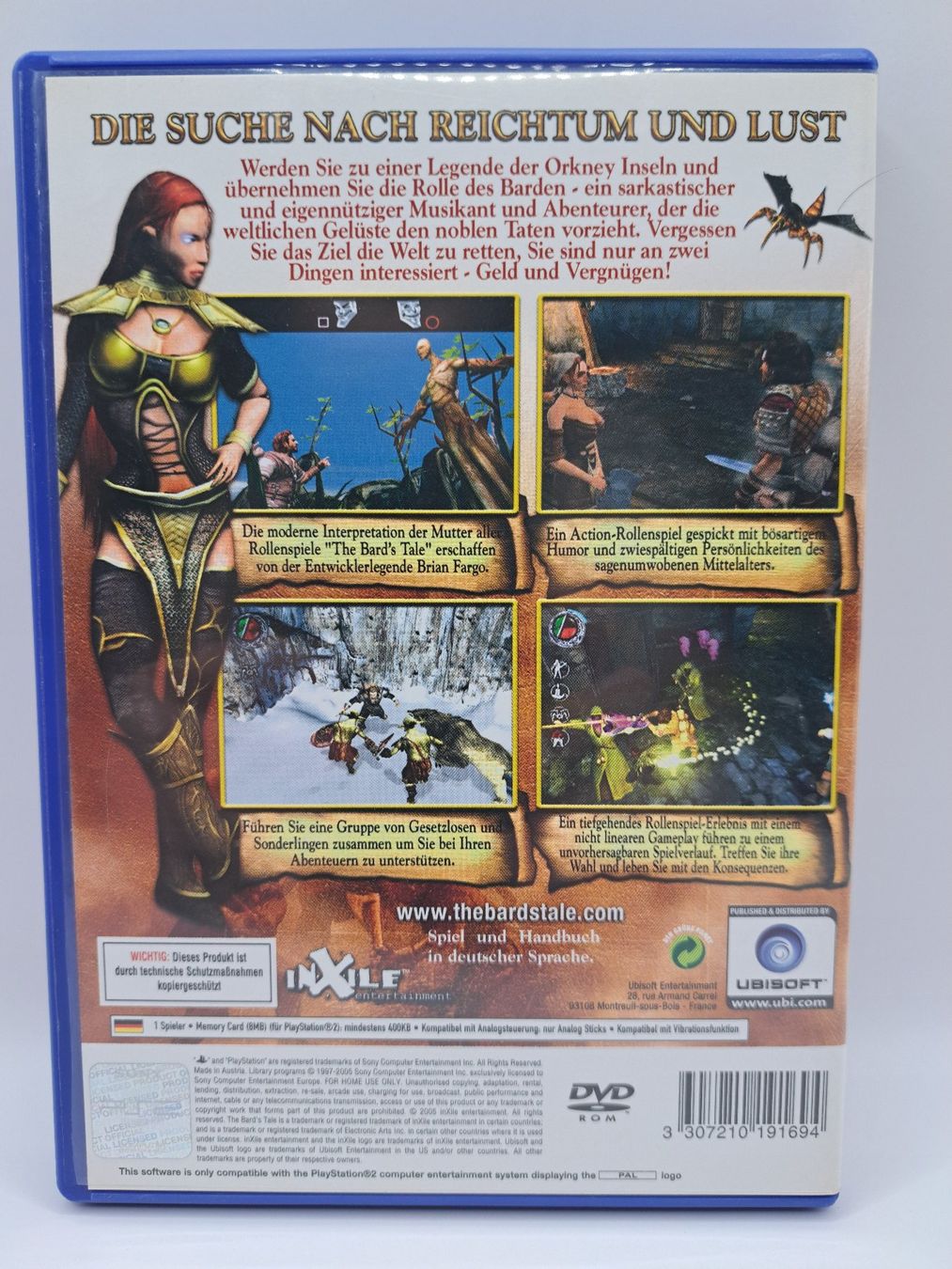 Giochi: The Bard's Tale (Playstation 2/PS2) – Usato da Balgach venduto da Wasnwasn 1