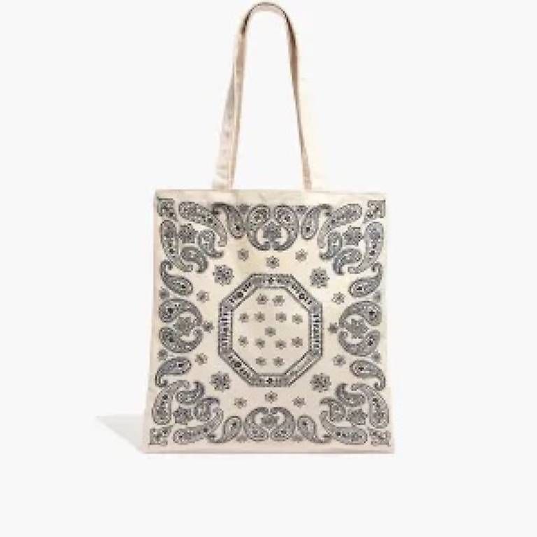 Taschen: Madewell Bandana Canvas Tote – Gebraucht aus Melide von cla_g5fs 3