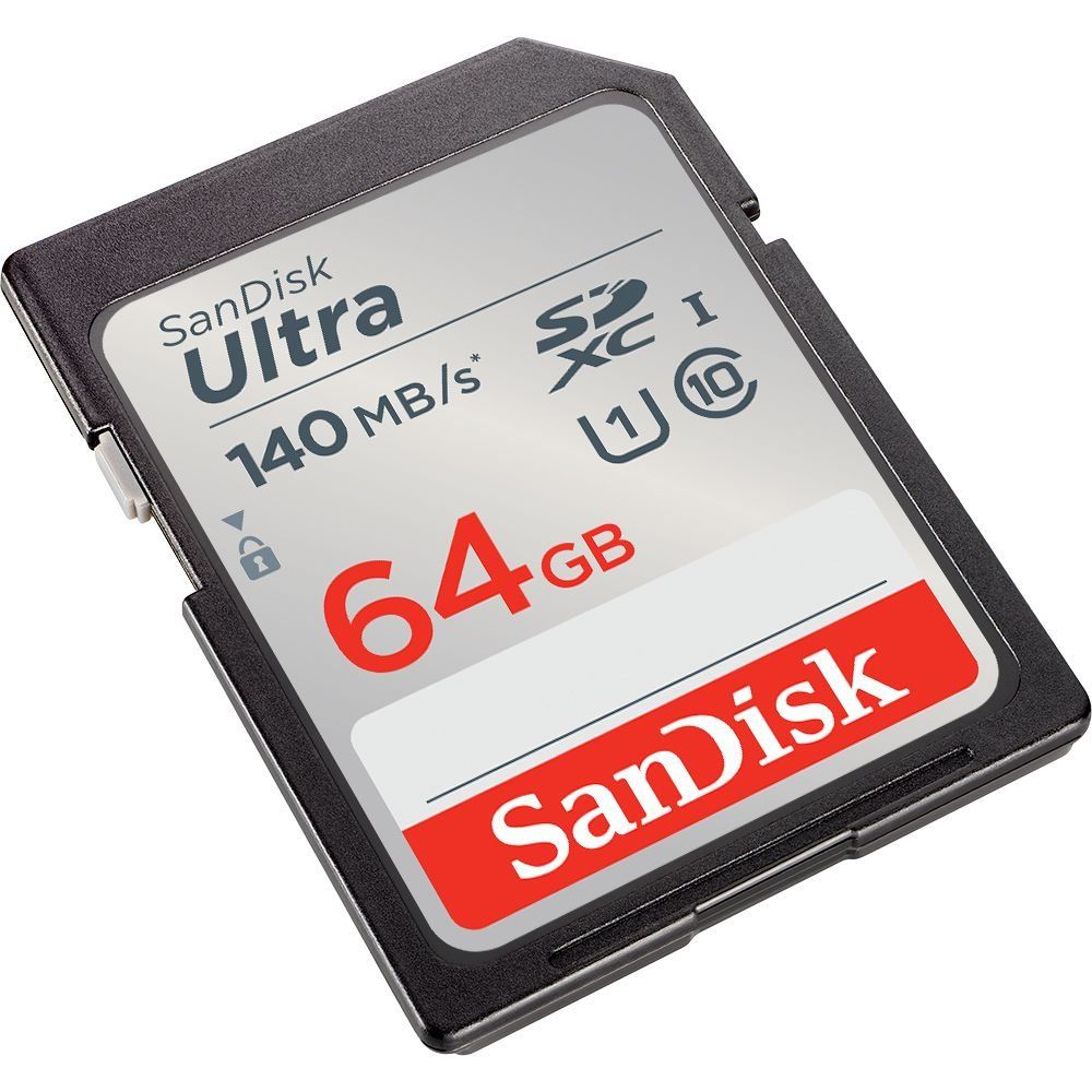 Sandisk Schede di memoria: SanDisk Ultra 140MB/s SDXC 64GB – Nuovo e nell'imballaggio originale da Niederurnen venduto da mowgli_1963 2