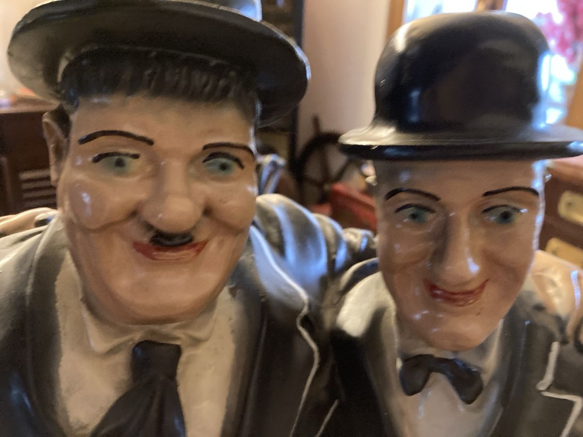Sculture & Statue: LaureL et Hardy statue – Usato da Bursinel venduto da SeveralLives 1