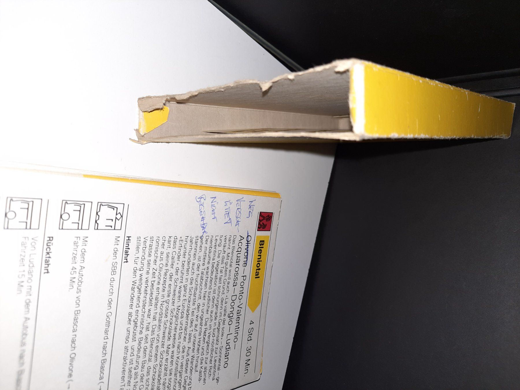 Libri: Das Gelbe Heft Wegweiser Tessin – Usato da Biasca venduto da Old_6blh 8