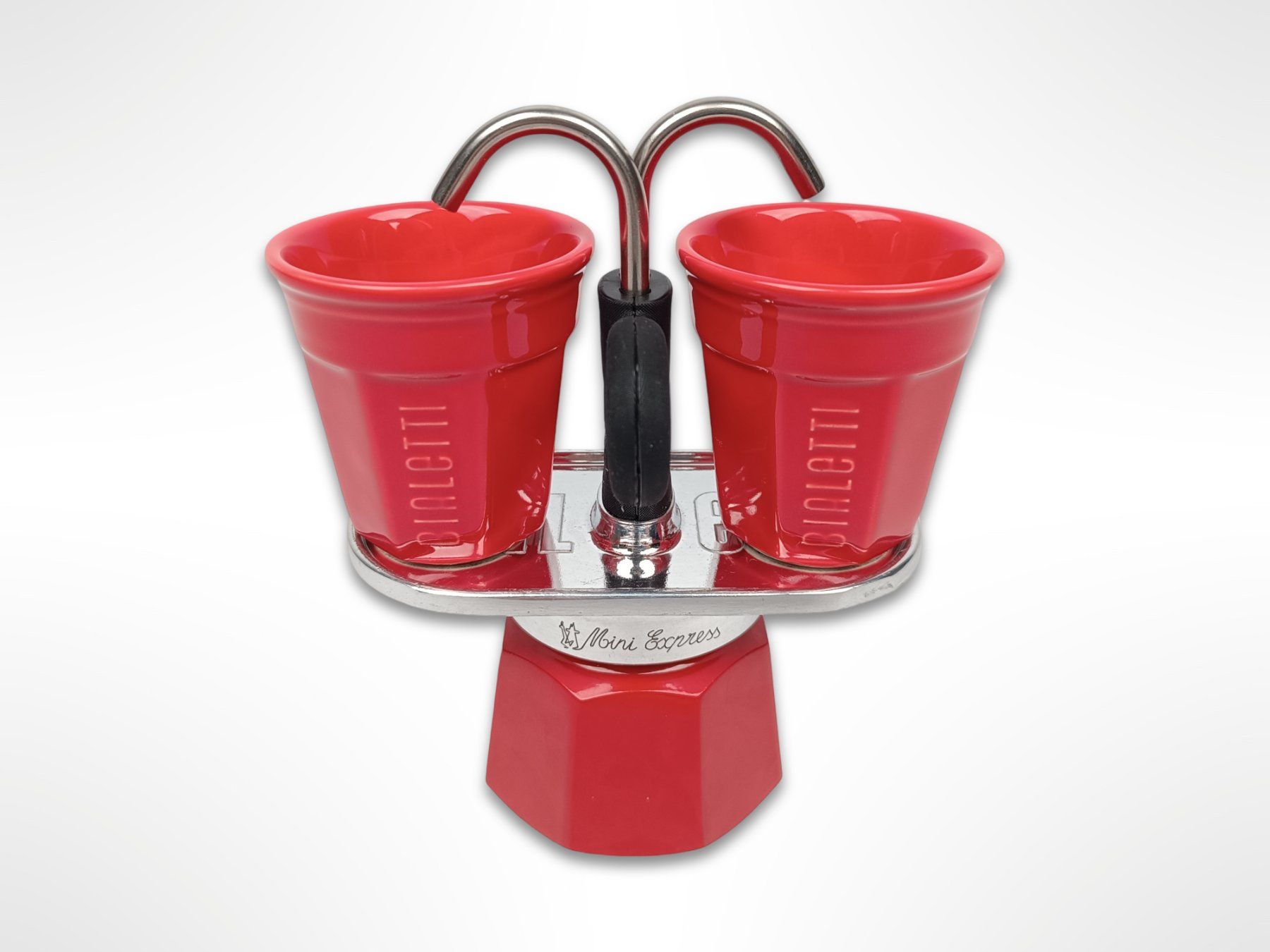 Macchine per caffè & Macchine per espresso: BIALETTI Set Mini Express 2 Tassen rot – Usato da Suhr venduto da Restwert_Suhr 4