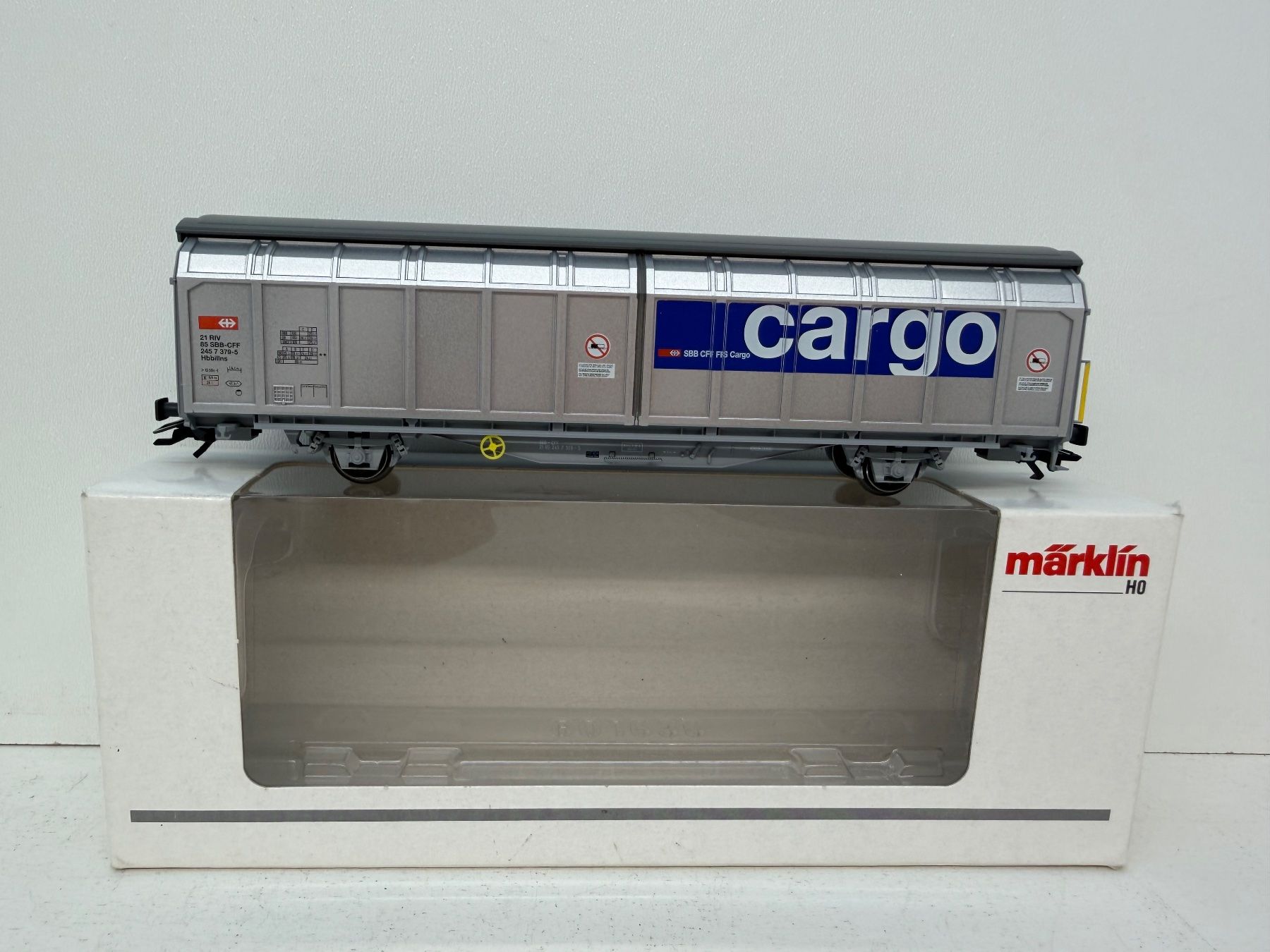 Märklin Modelleisenbahnen: Märklin 48025 SchiebewandwagenSBB CARGO – Gebraucht aus Büsserach von ModellbahnDepot