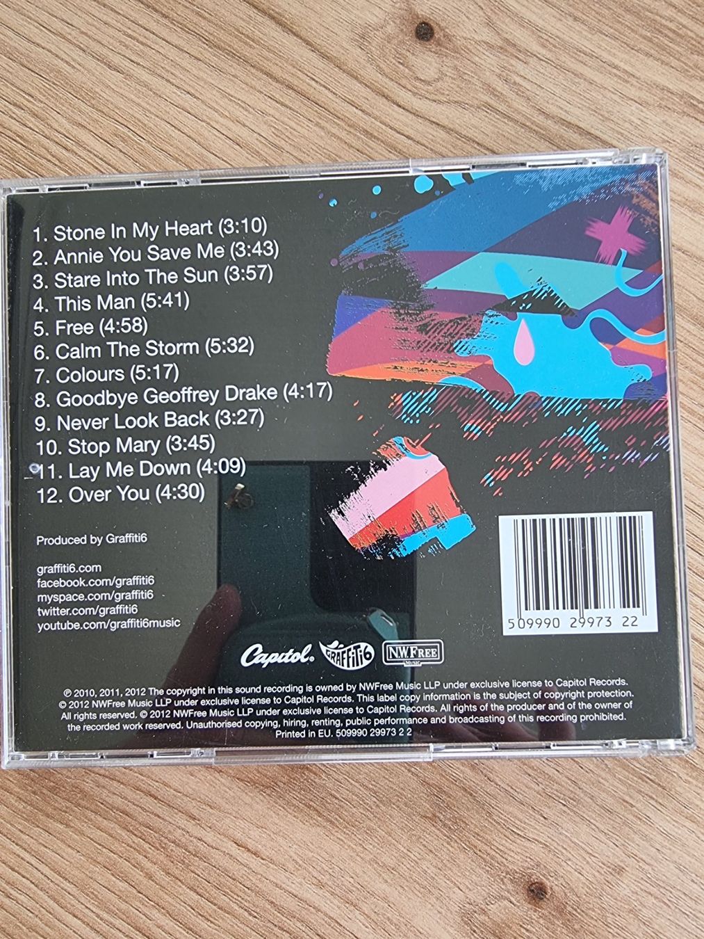 CD: Graffitti 6 CD "Colours" 2012 mit Autogramm – Usato da Winterthur venduto da Christinakim 1