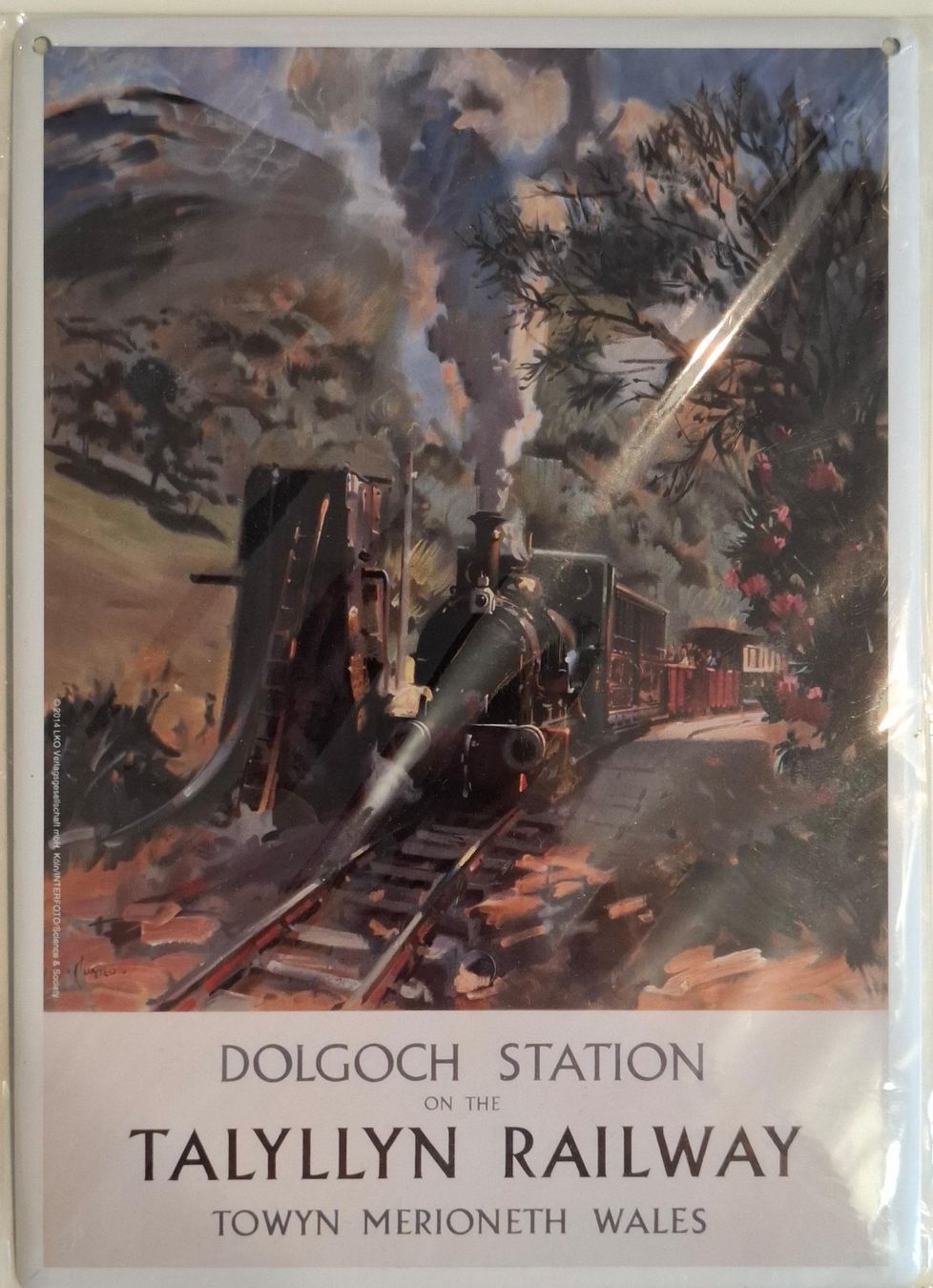 Insegne: 4 Blechschilder Eisenbahn Nostalgie-Look, sehr schön! – Usato da Alpnach Dorf venduto da Dekon20 1