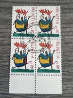 Max Sprick Briefmarken 90 Rappen Jahr 1996 4er Block CHF