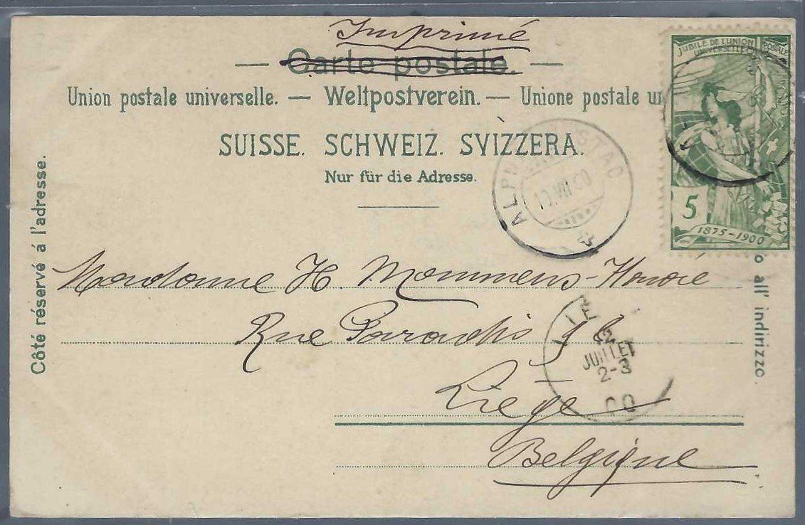 Ansichtskarten: Alpnachstad. Pilatusbahn. Bahnhof. – Gebraucht aus Horw von SwissSteamMemories 1