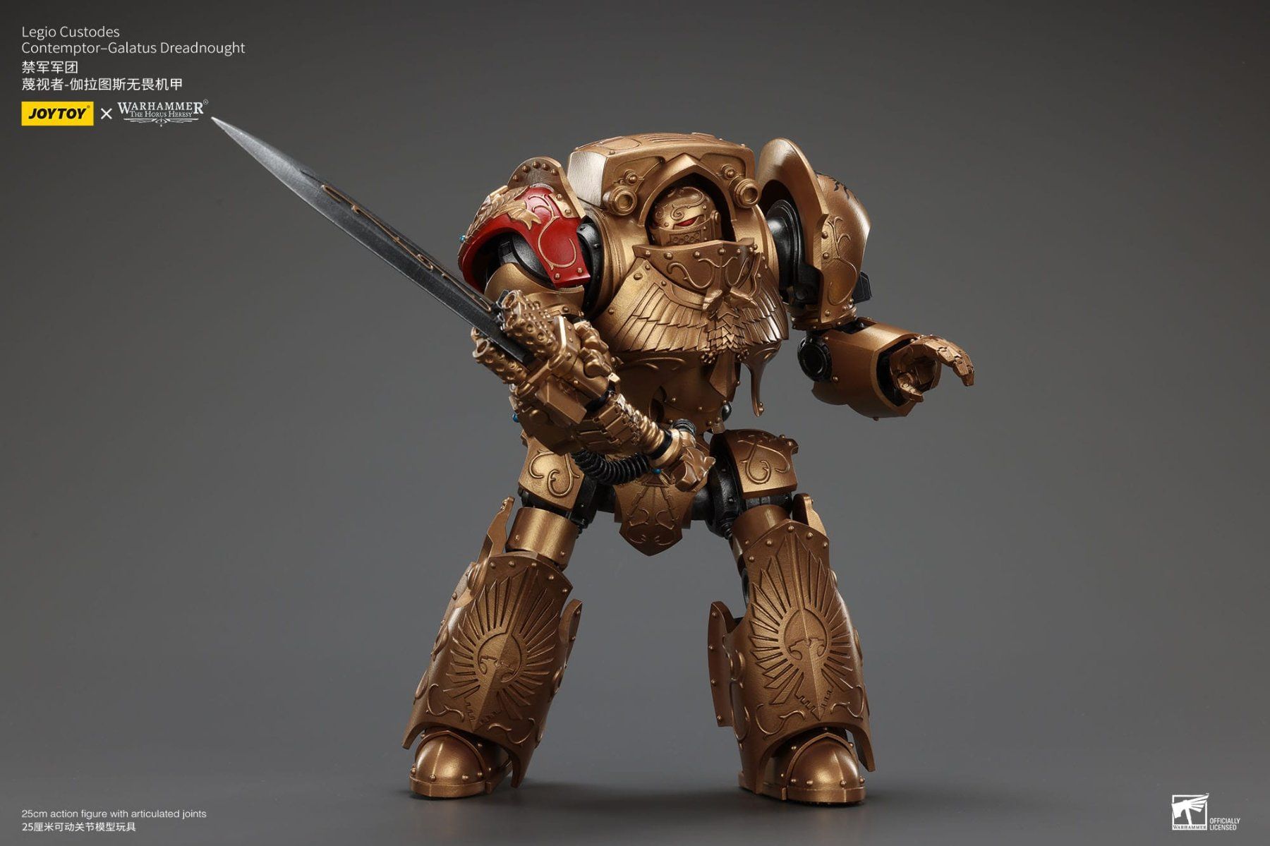 Statuette: Warhammer Legio Custodes Contemptor-Galatus Dreadnought 25cm – Nuovo e nell'imballaggio originale da St-Imier venduto da ATTAKSHOP 7