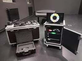 Video Regie für streaming. 19" Live-Regie (PnP System)