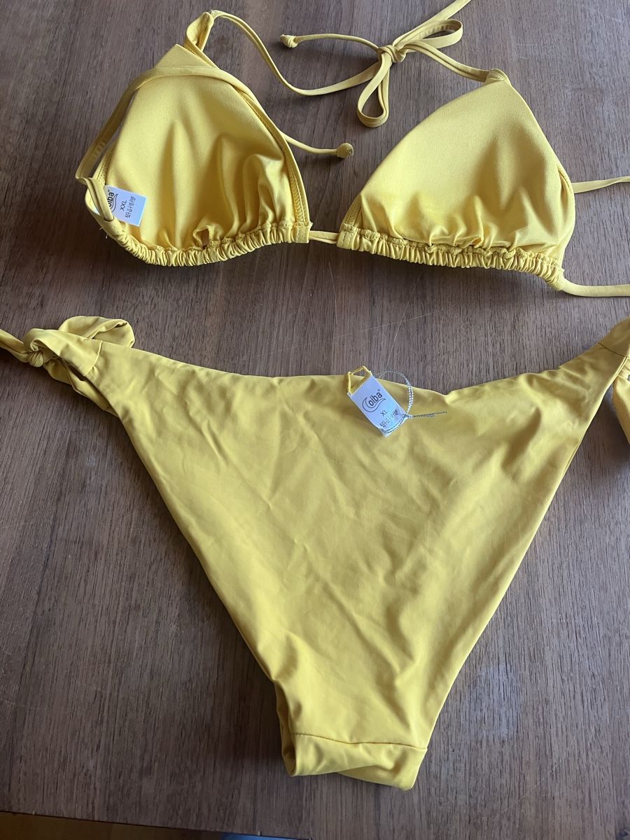 Costumi da bagno & Bikini: Bikini senfgelb Gr XL/XXL – Nuovo e nell'imballaggio originale da Aarberg venduto da Jakaro 1