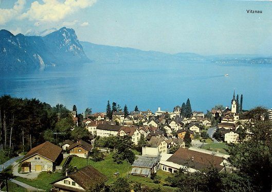 Cartoline postali: VITZNAU mit Bürgenstock – Usato da Jona venduto da philajona