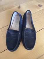 Tod's Loafer Junior Wildleder dunkelblau Gr.  34.5 gebraucht