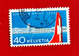 ERÖFFNUNG TERMINAL FLUGHAFEN ZÜRICH KLOTEN 313 1953 GEST.