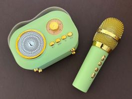 Karaoke Lautsprecher Mikrofon C30Pro neu