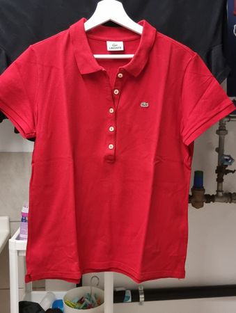 Lacoste Poloshirt rot Grösse 48