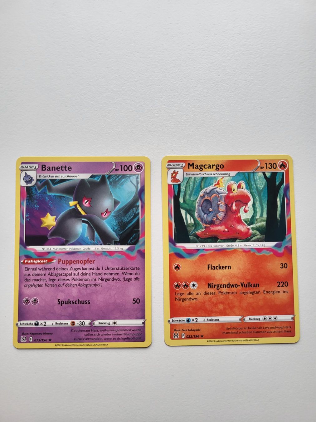 Pokémon Sammelbilder & Trading cards: Pokémon Lot 2 mit Lost Zone aura – Gebraucht aus Erlenbach ZH von ram_mjn5