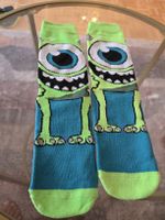 🧦 Mike Wazowski Socken | neongrün & blau