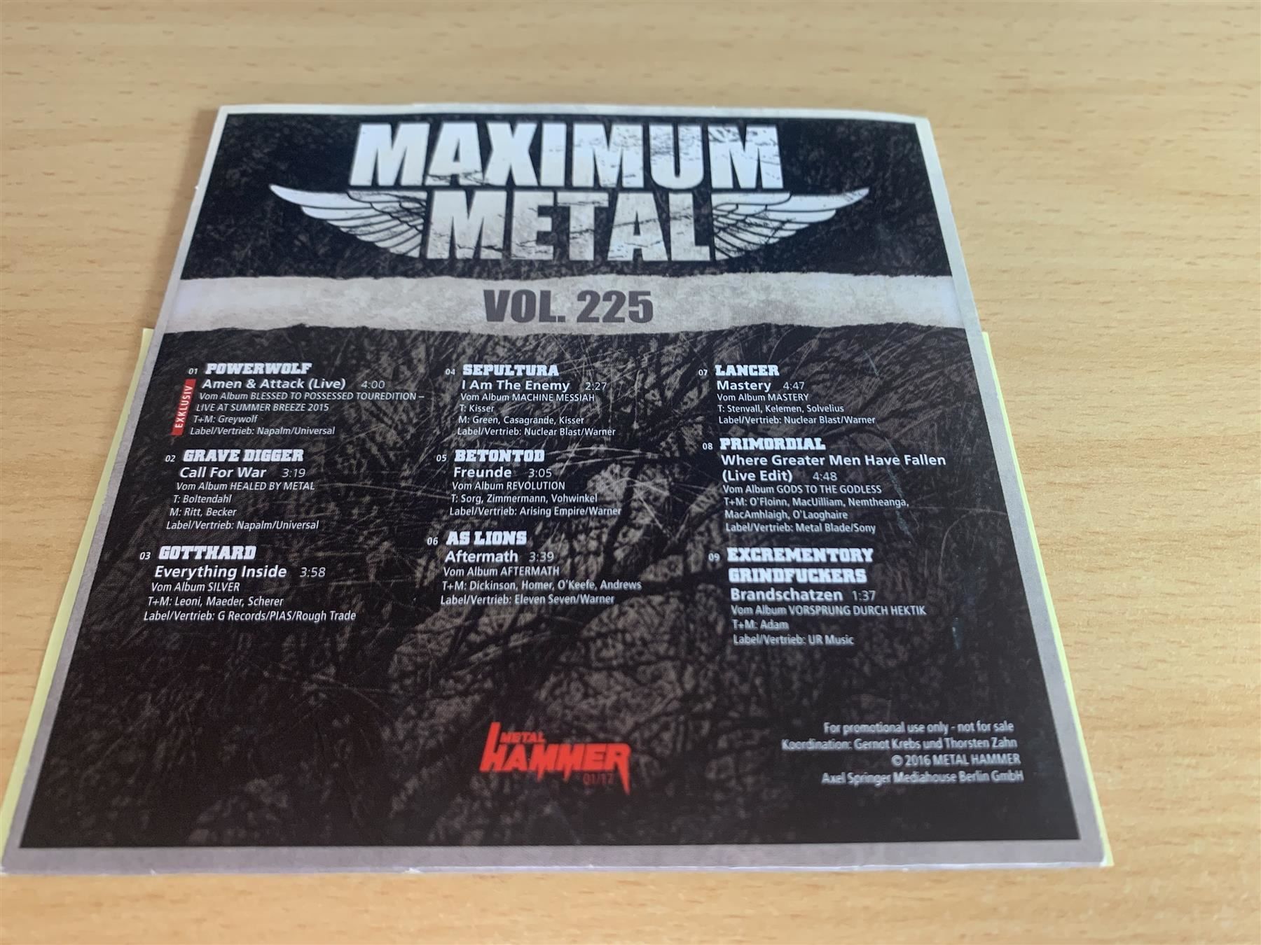 CD: Metal Hammer - Maximum Metal - 8 CD – Usato da Rikon im Tösstal venduto da Alpenmutz 5
