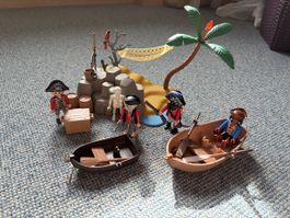 Playmobil Pirateninsel mit Zubehör Figuren Set gebraucht
