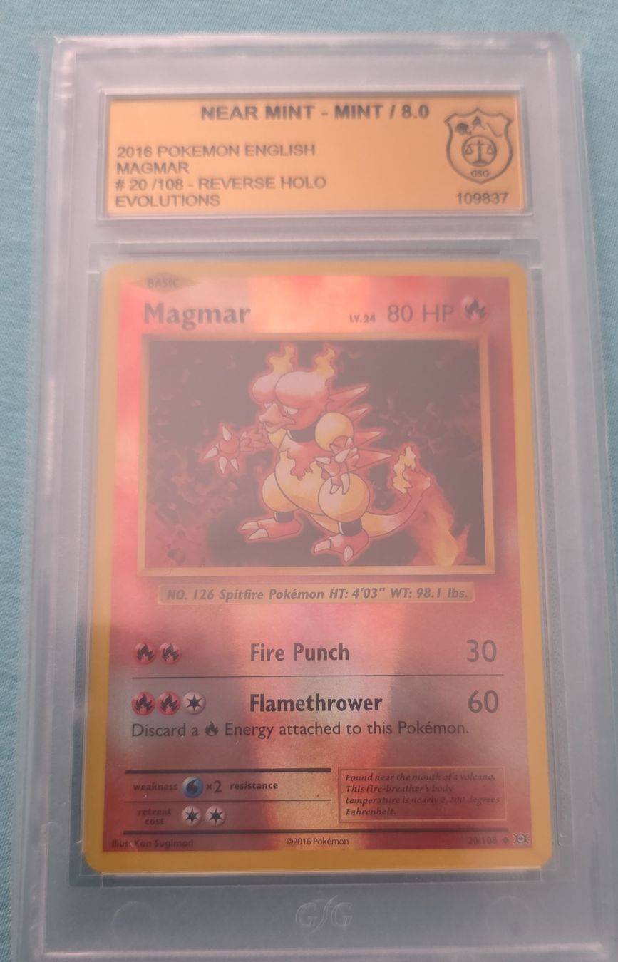 Pokémon Carte collezionabili: Pokémon Magmar Evoluzioni 2016 – Usato da Massagno venduto da Arj87