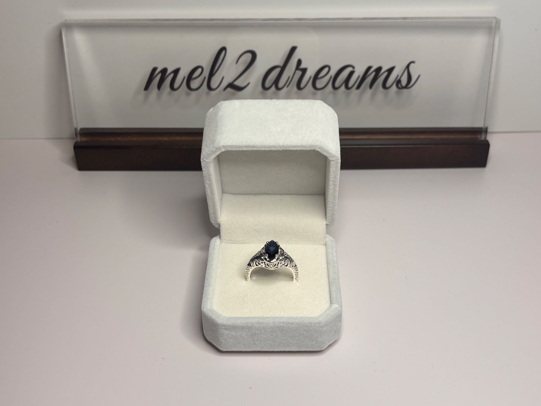 Anelli: Bague vintage saphir ✨ – Nuovo (secondo la descrizione) da Lausanne venduto da mel2dreams 5