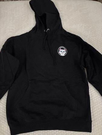 RipnDip Hoodie Scharz mit Logo Grösse M