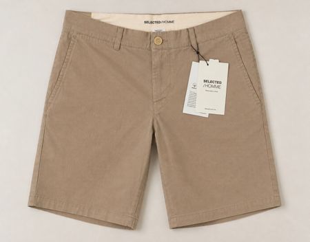 SELECTED / HOMME Shorts beige Herren Gr. S