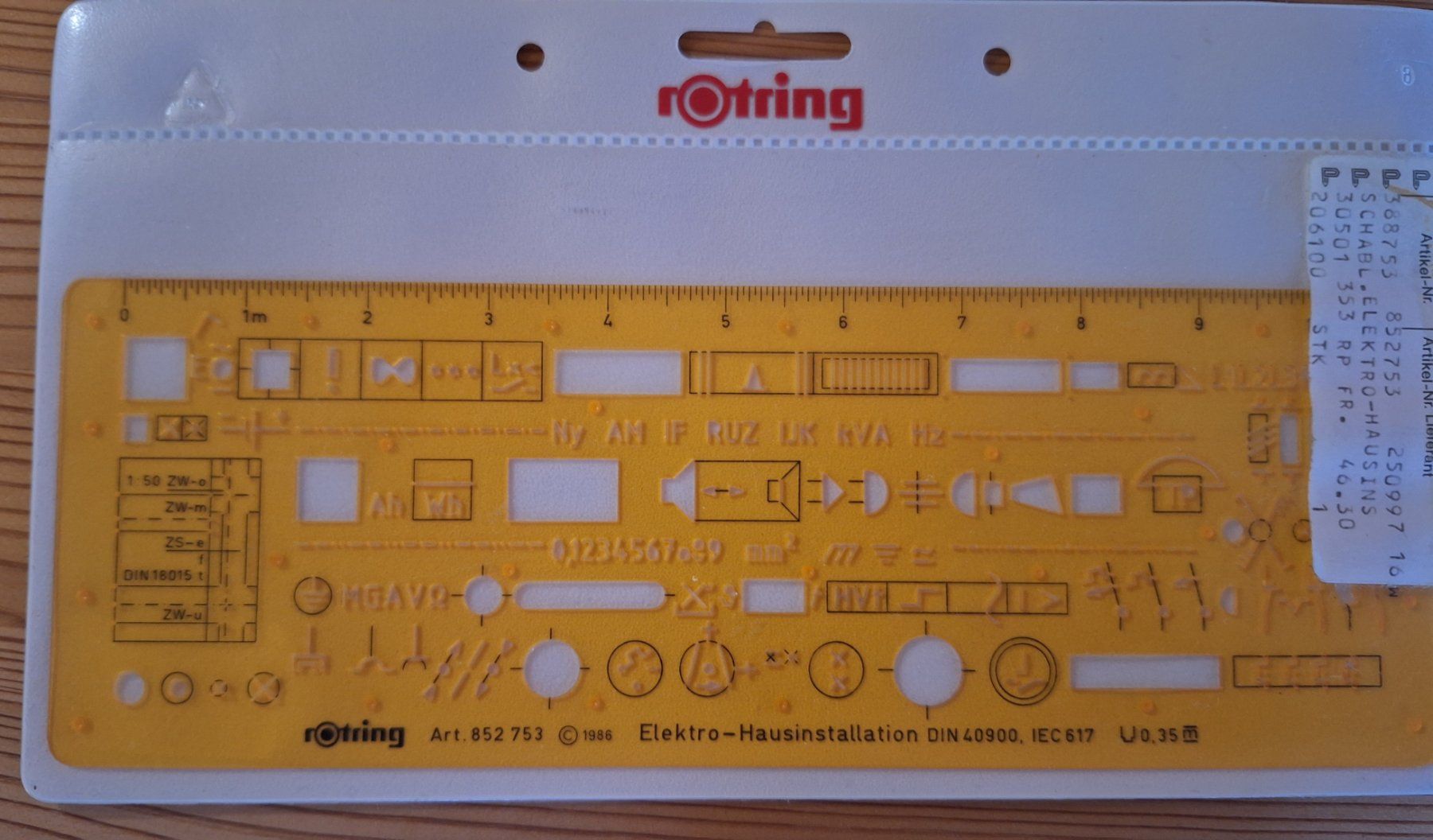 Rotring Pochoirs: 8 Stk. ROTRING- Schablonen – D'occasion à Bargen BE par AladinPeter 6