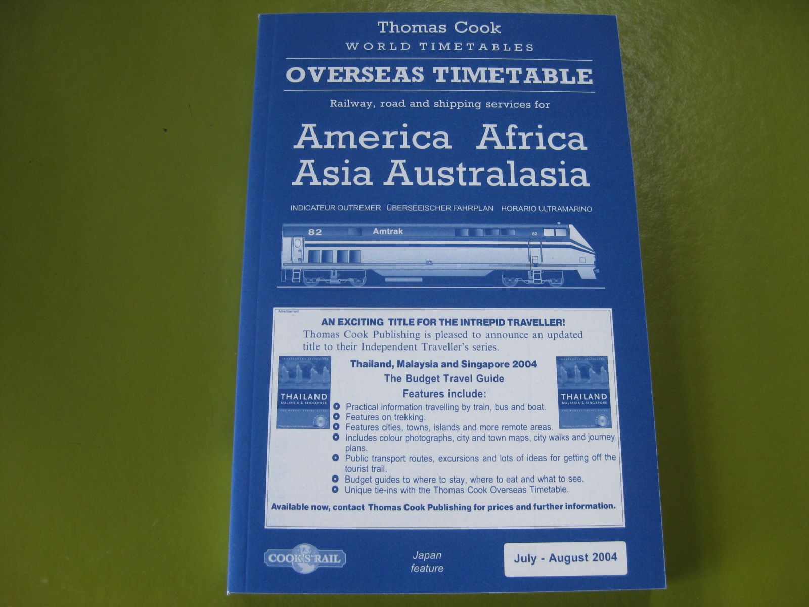 Libri: Overseas Timetable July-August 2004 – Usato da Malters venduto da Marosko