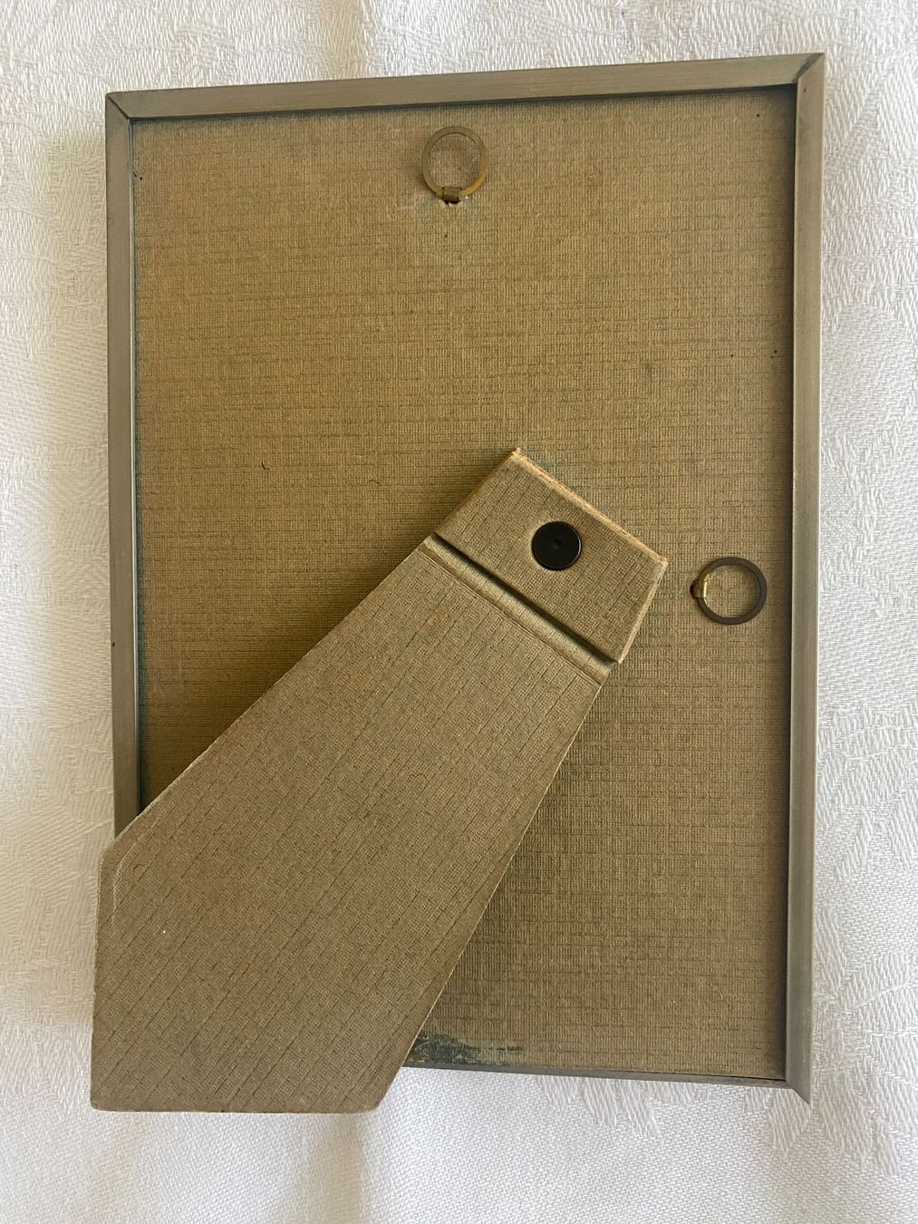 Bilderrahmen: Metall-Wechselbilderrahmen in Postkartengrösse, Jugendstil – Gebraucht aus Binningen von 1adler 3