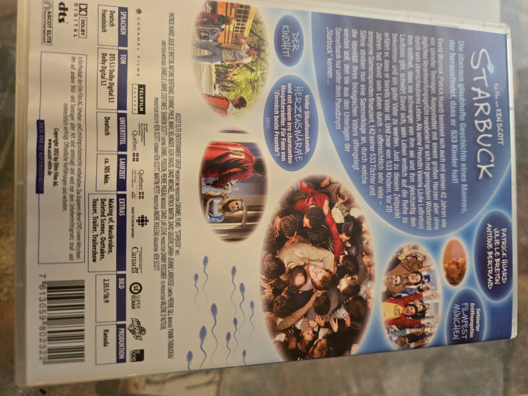Tutti i DVDs: Starbuck DVD – Usato da Bussigny venduto da Kfdlt 1
