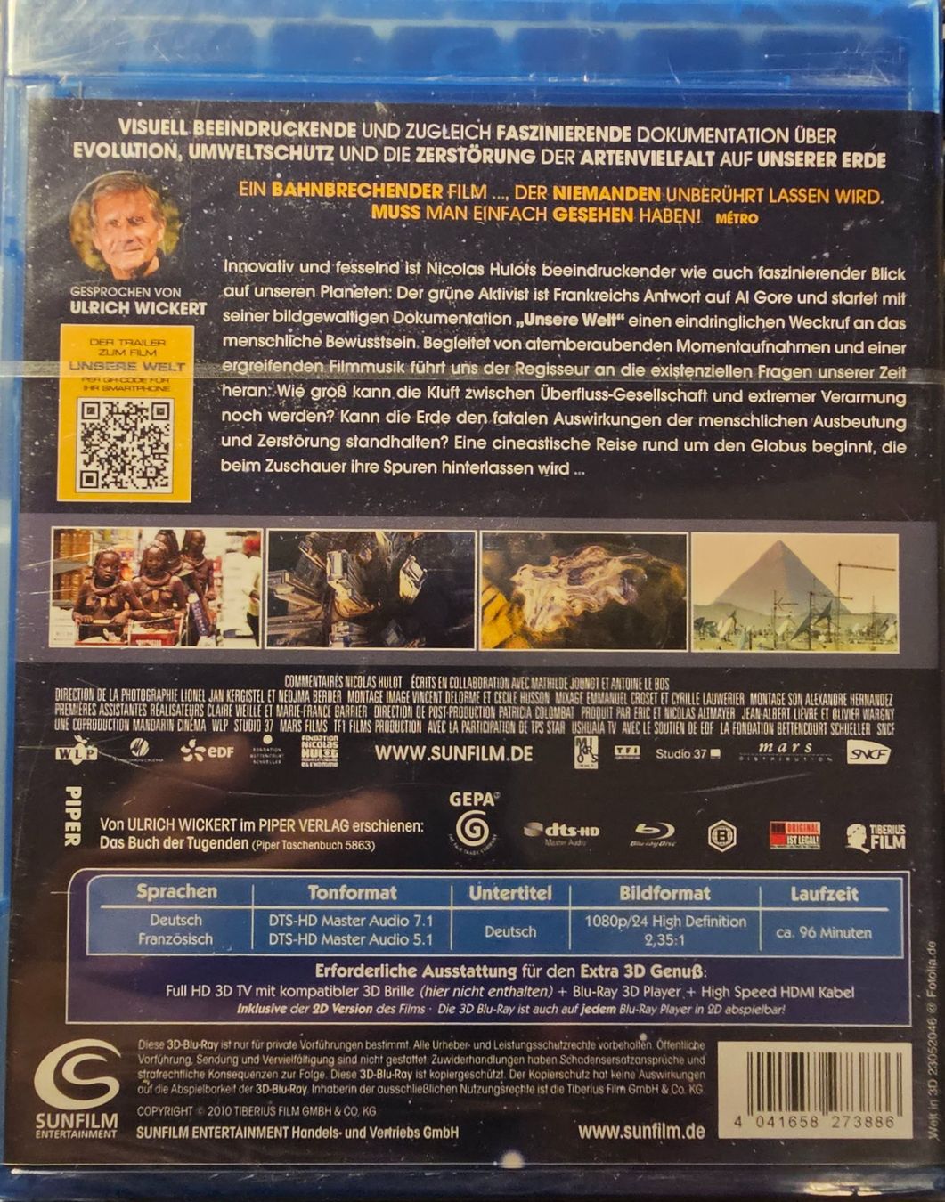 Alle DVDs: Unsere Welt in 3D – Neu und originalverpackt aus Wahlen b. Laufen von Cg10 1