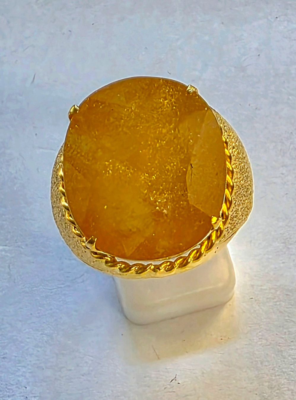 Anelli: Fingerring gelber Safir – Nuovo (secondo la descrizione) da Zürich venduto da ben_mn5h 1