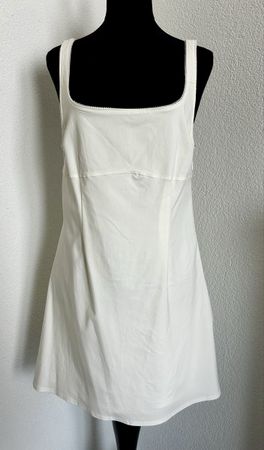 Mini Kleid weiss stretch neu gr m