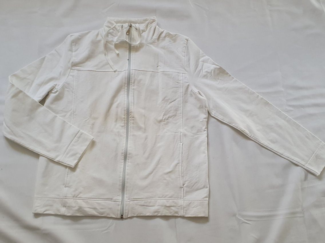 Jacken: weisse Sommer Damenjacke 40 – Gebraucht aus Niederbuchsiten von klengyel