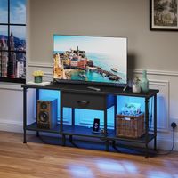 Fernsehtisch TV Cabinet mit LED-Beleuchtung TV bis 55 Zoll