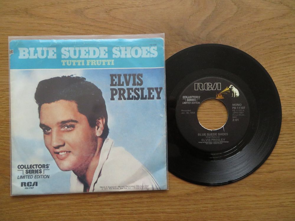 Elvis Presley Singel Blue Suede Shoes Tutti Frutti Kaufen Auf Ricardo 5124