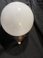 Vintage Milchglas-Kugellampe Ø16 cm Deckenlampe Retro