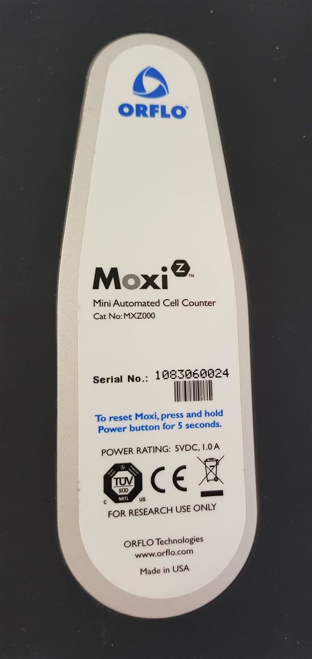 Accessori da laboratorio: MOXI Z Mini Automated Cell Counter Kit – Usato da Niederdorf venduto da LeptonAG_Labor 1