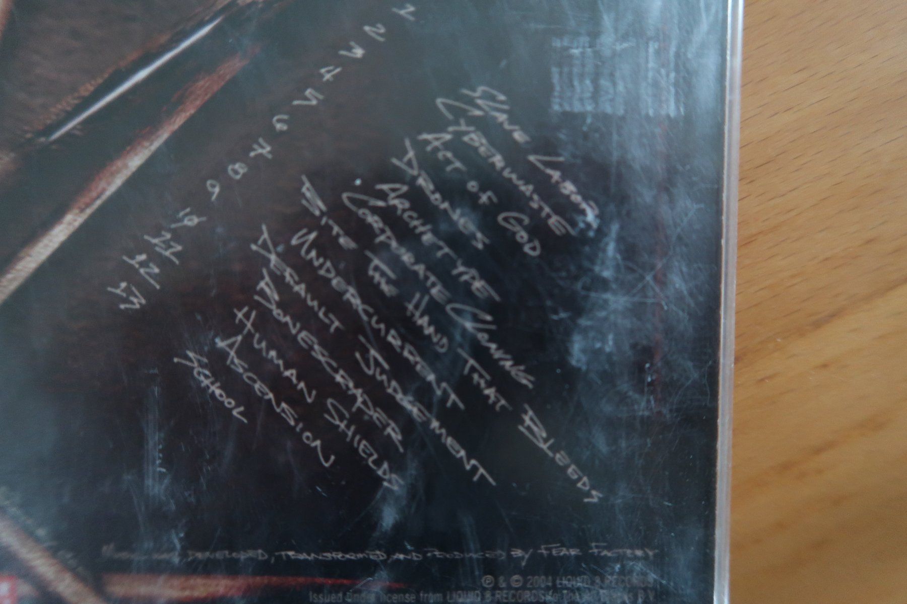 CD: CD           FEAR FACTORY-Archetype – Usato da Porrentruy venduto da tupatup 3