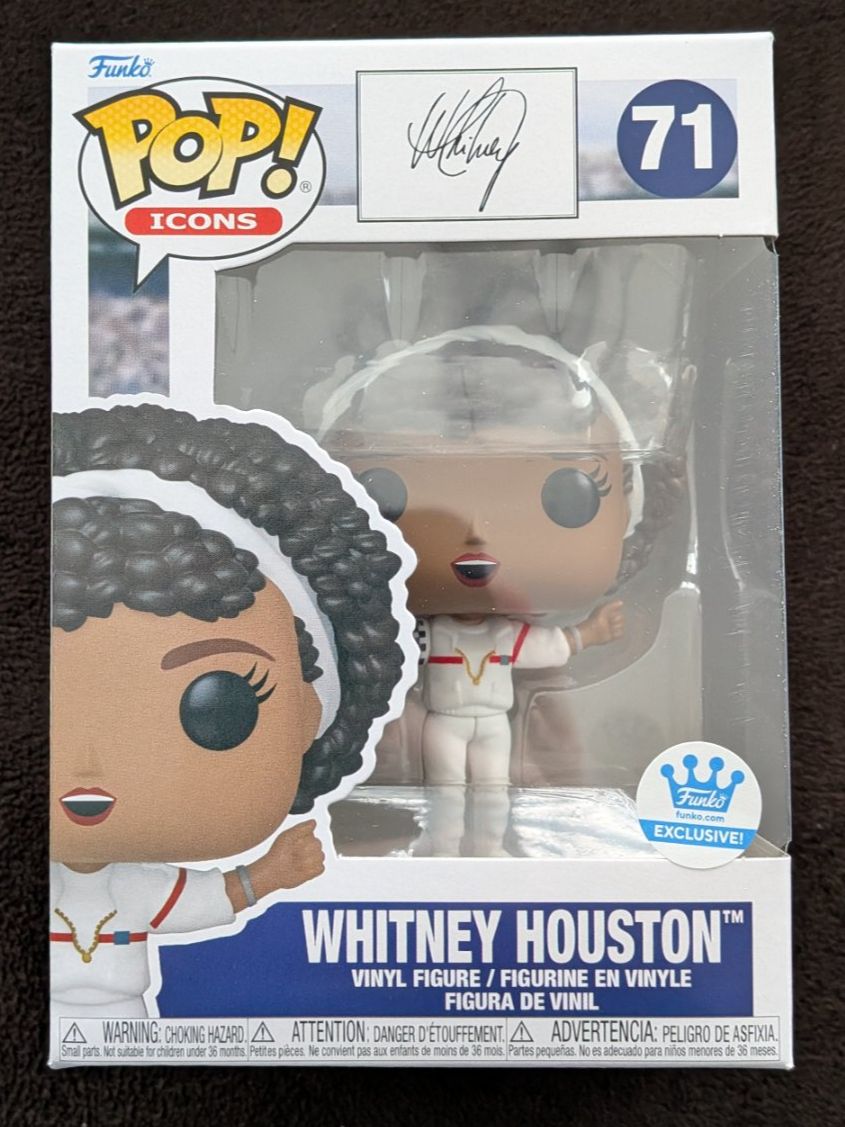 Funko Statuette: Funko Pop! Icons - Whitney Houston #71 – Nuovo e nell'imballaggio originale da Obfelden venduto da RCO85
