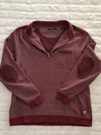 Pull Seven Signs bordeaux, taille L, parfait pour l'hiver!