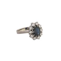 Saphir Diamant Ring, von Walter Meier Zürich