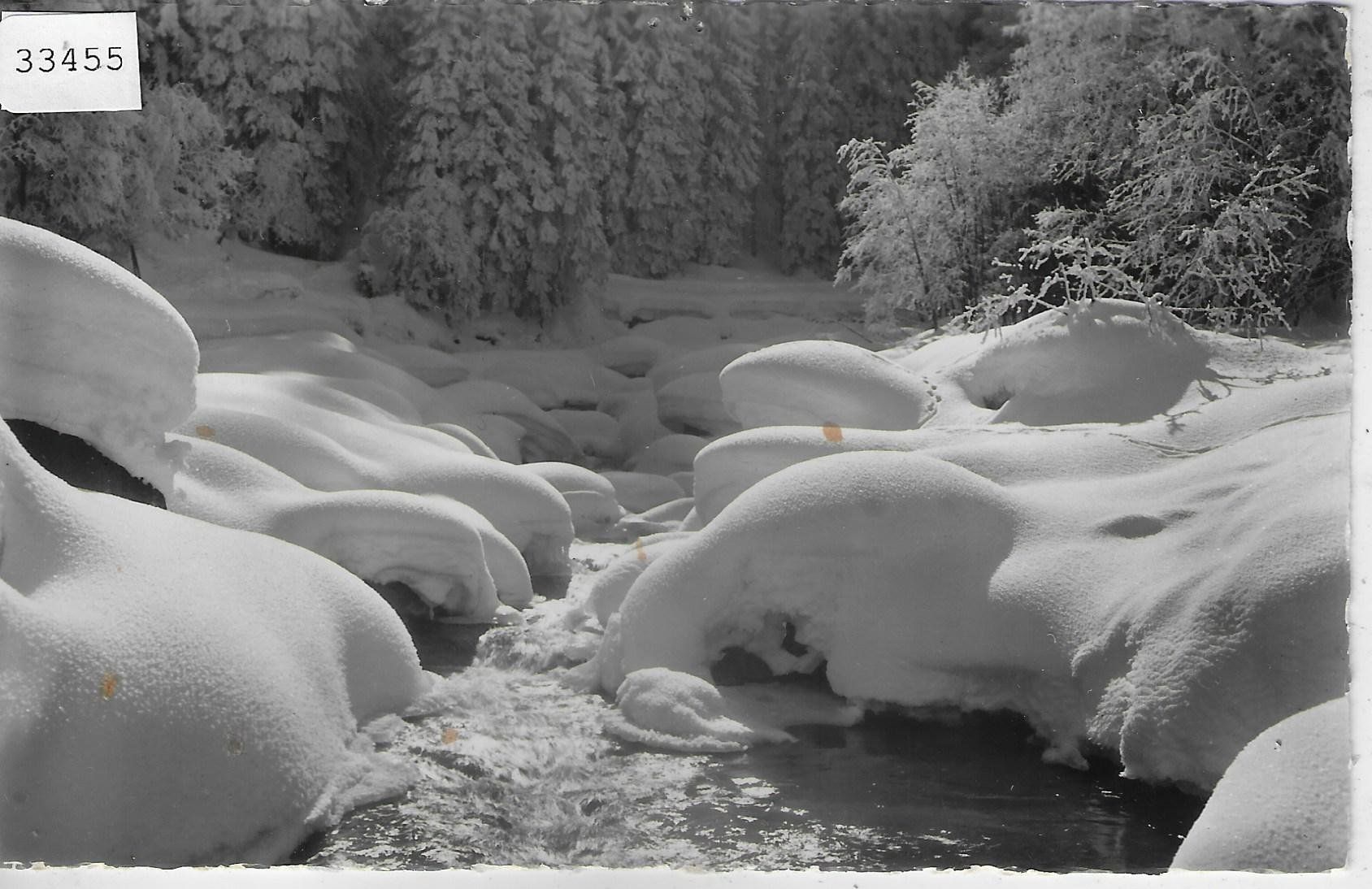 Cartoline postali: Bei Adelboden, am Allenbach im Winter – Usato da Ettingen venduto da Kartenplanet