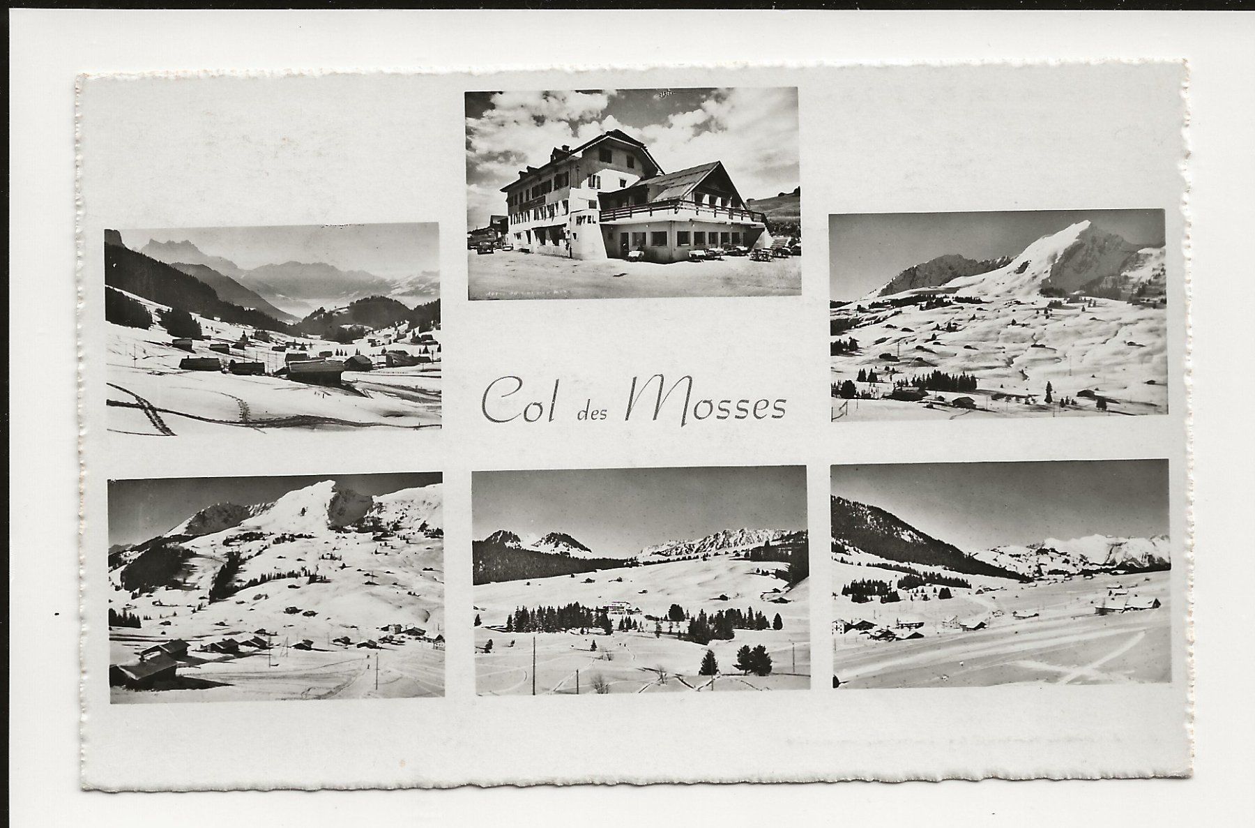 Cartoline postali: AK 1953 Hotel - Restaurant Col des Mosses – Usato da Greifensee venduto da 315WDO