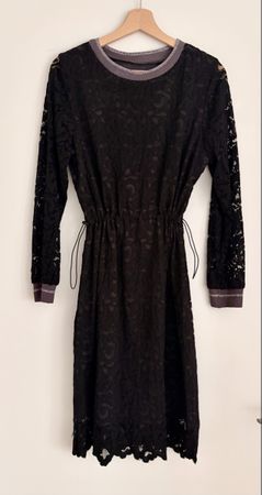 Kleid Coster Copenhagen Schwarz Spitze Grösse S neu