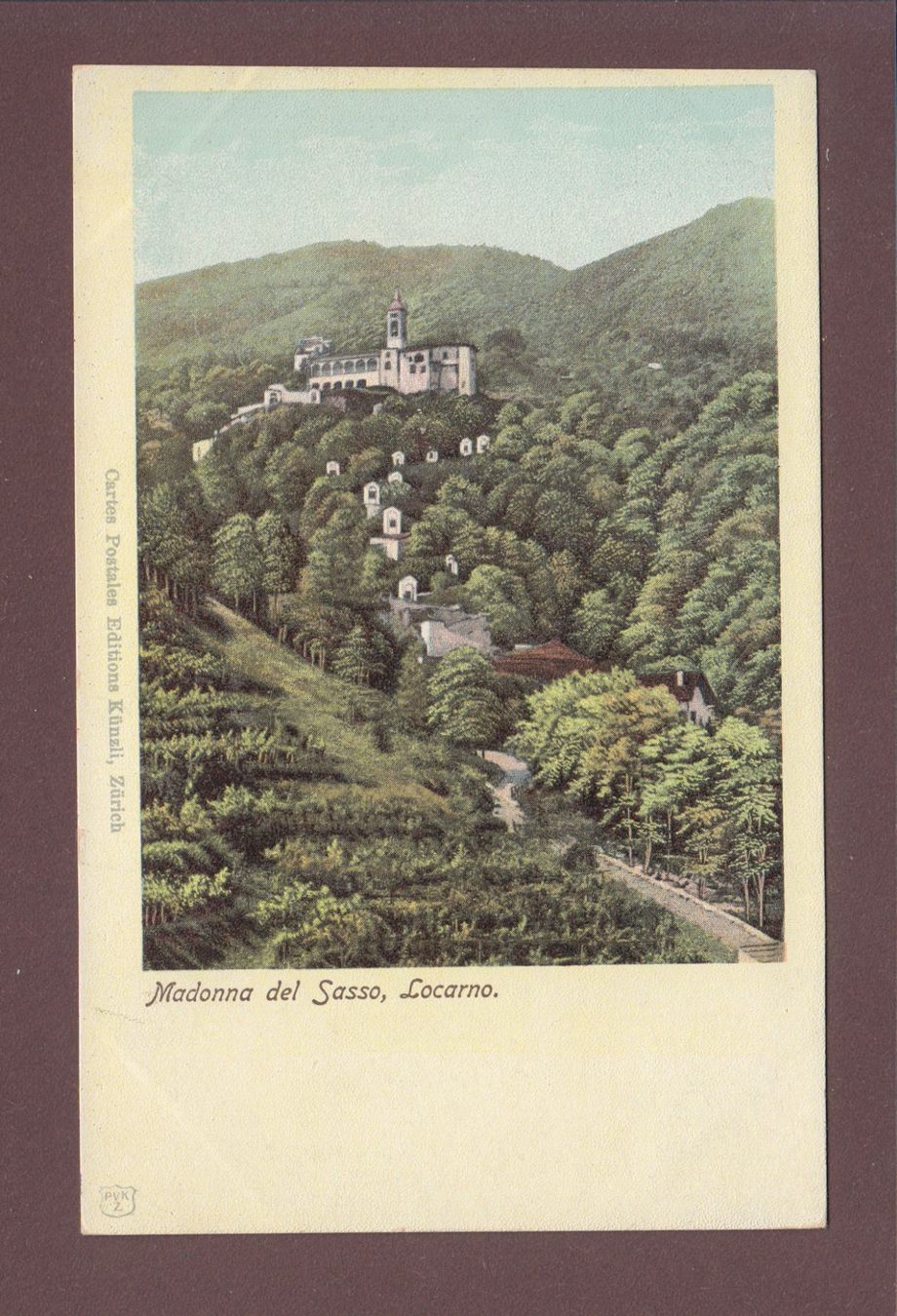 Cartoline postali: LOCARNO - Madonna del Sasso – Usato da Pully venduto da nicecards