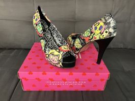 Iron Fist Peeptoe Platform Heels Cool Ghoul Gr. 41 (US 10)