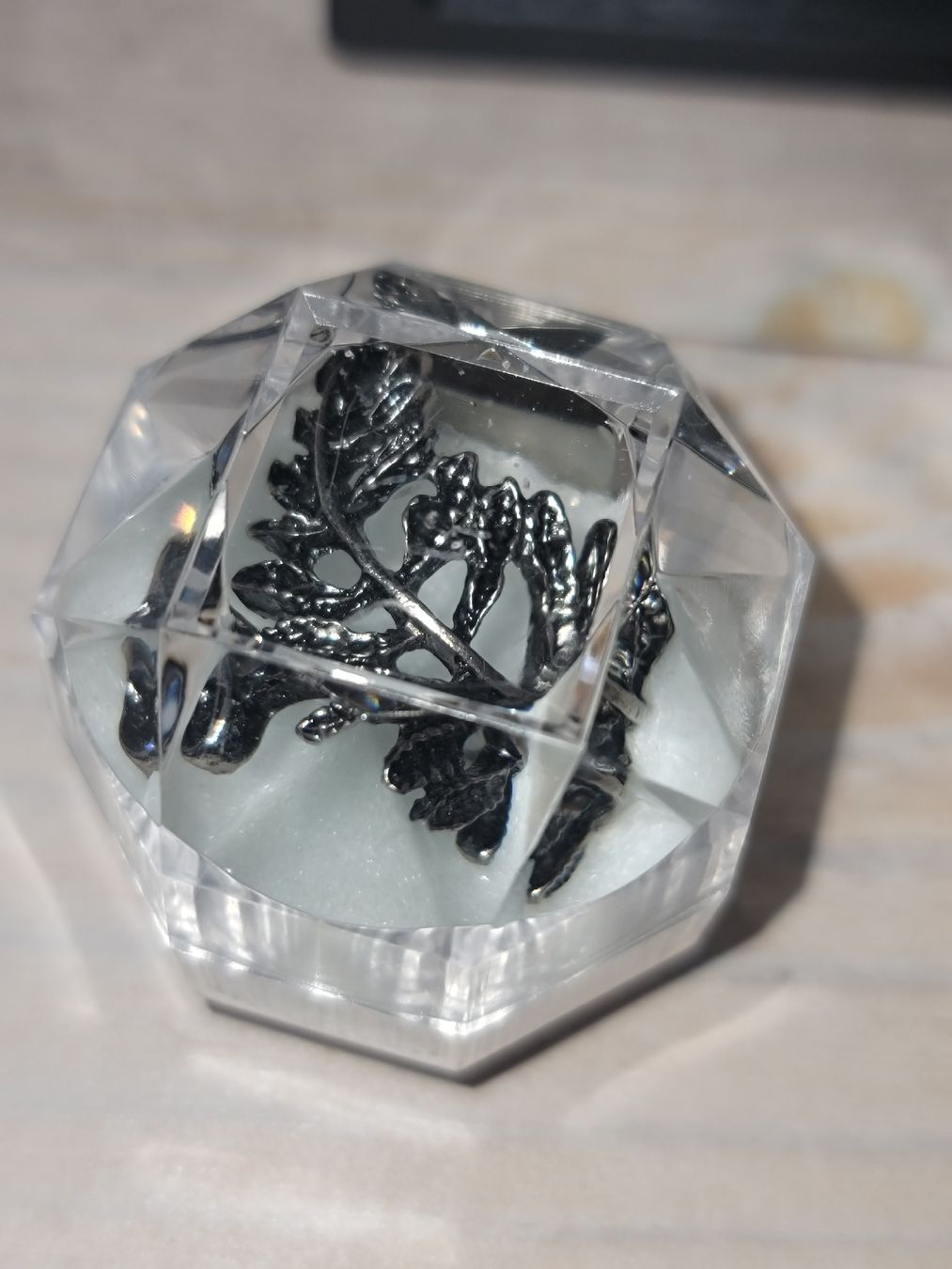 Ringe: Blatt Ring, Silbern Vintage Stil, Sommer Schmuck, ethno, erd – Gebraucht aus Zollikerberg von Nice_Name 5