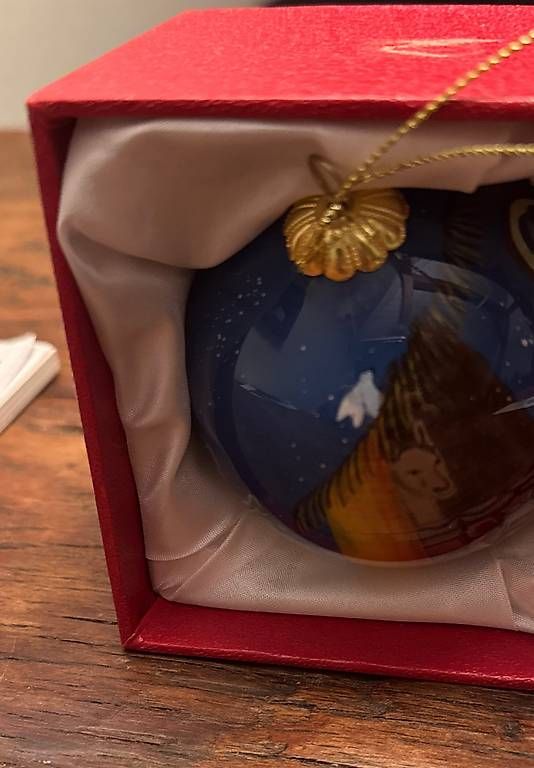 Tutte le decorazioni: Weihnachtskugel mit Krippe Maria Jesus inkl. Box Italien – Usato da Basel venduto da Joshy03 1
